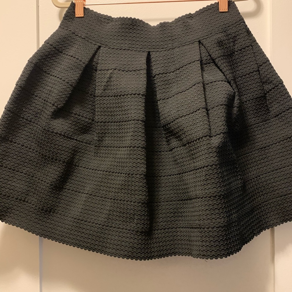 Black banded skirt